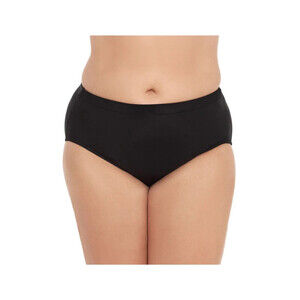 Penbrooke Swimsuits Women’s Tummy Control Swim Bottom In Black Plus Size 26W US